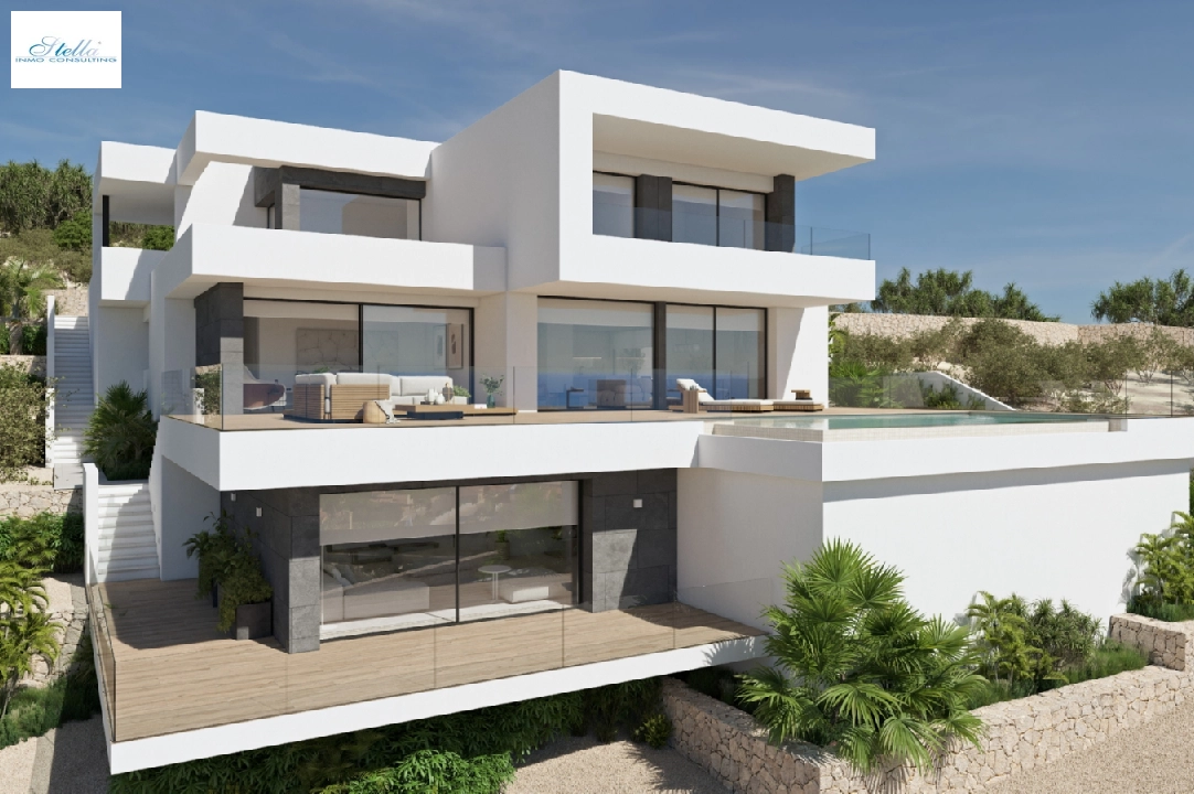 villa in Cumbre del Sol(Residencial Plus Jazmines) for sale, built area 207 m², plot area 1020 m², 3 bedroom, 4 bathroom, swimming-pool, ref.: VA-AJ137-5