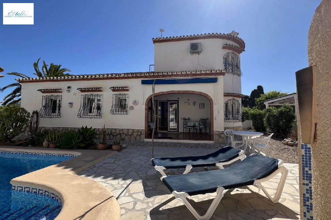 villa in Els Poblets for holiday rental, built area 125 m², year built 2003, + KLIMA, air-condition, plot area 400 m², 2 bedroom, 3 bathroom, swimming-pool, ref.: T-1123-36