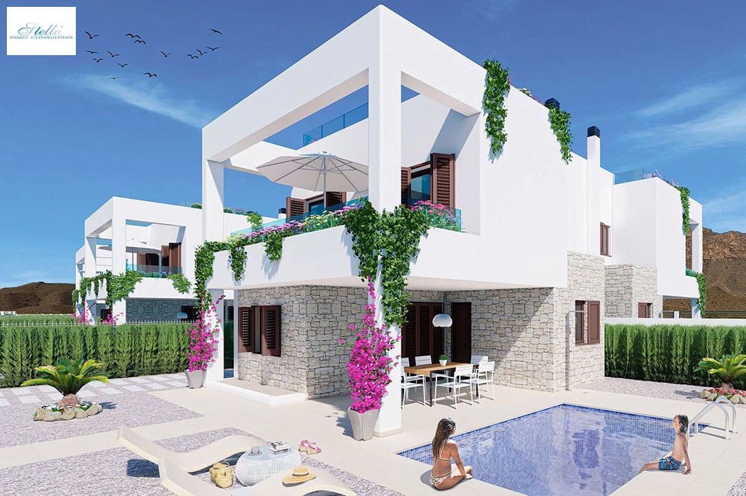 duplex house in San Juan de los Terreros for sale, built area 228 m², condition first owner, air-condition, plot area 251 m², 2 bedroom, 2 bathroom, ref.: HA-STN-150-D02-1