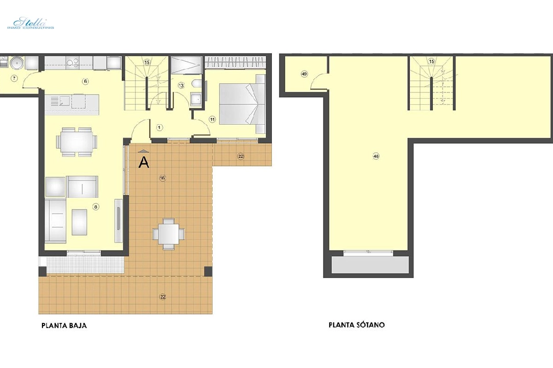 duplex house in San Juan de los Terreros for sale, built area 271 m², condition first owner, air-condition, plot area 249 m², 3 bedroom, 2 bathroom, ref.: HA-STN-150-D01-10