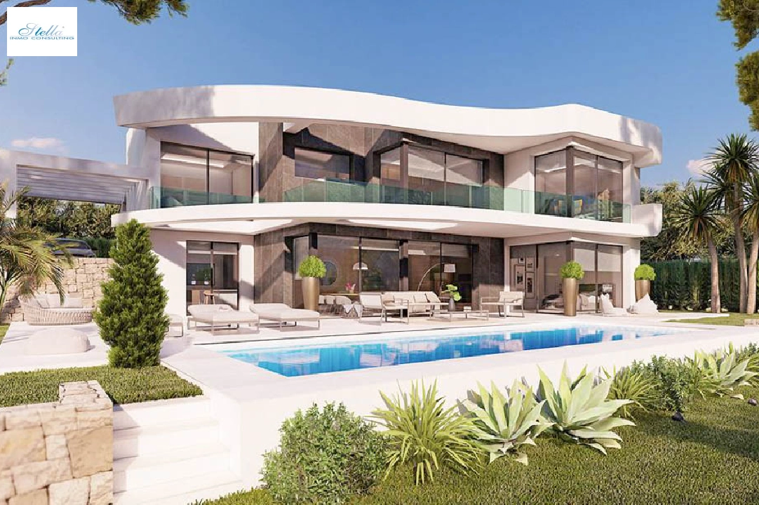 villa in Calpe(Ortenbach) for sale, built area 604 m², air-condition, plot area 880 m², 4 bedroom, 4 bathroom, swimming-pool, ref.: BP-7027CAL-1