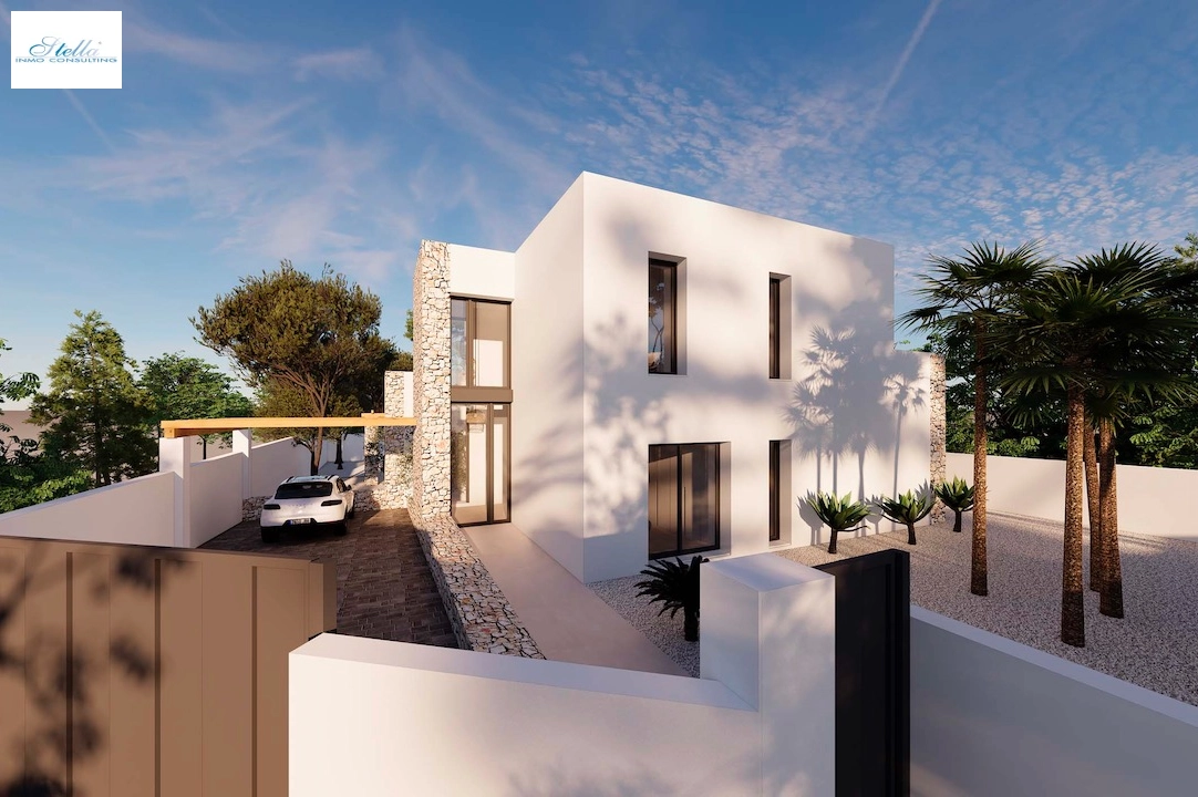 villa in Moraira(Pinar del Advocat) for sale, built area 268 m², air-condition, plot area 800 m², 4 bedroom, 3 bathroom, swimming-pool, ref.: CA-H-1709-AMB-2