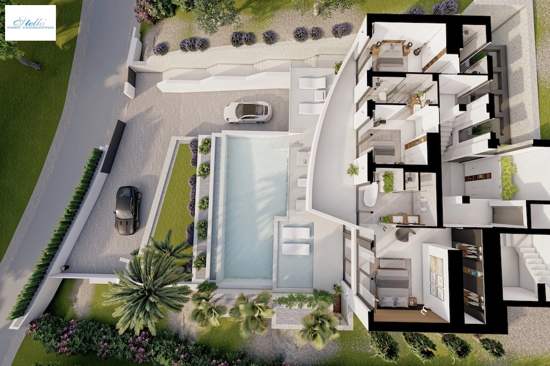 villa in Altea(Sierra de Altea) for sale, built area 500 m², air-condition, plot area 1270 m², 4 bedroom, 4 bathroom, swimming-pool, ref.: CA-H-1718-AMB-21