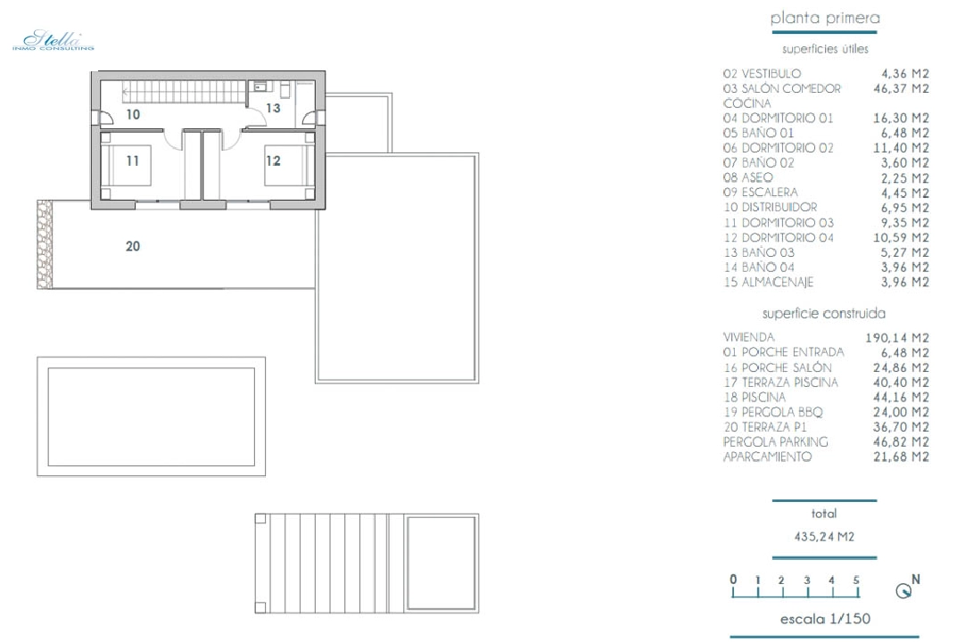 villa in Moraira(La Pinada) for sale, built area 435 m², air-condition, plot area 800 m², 4 bedroom, 4 bathroom, swimming-pool, ref.: BP-7103MOR-10