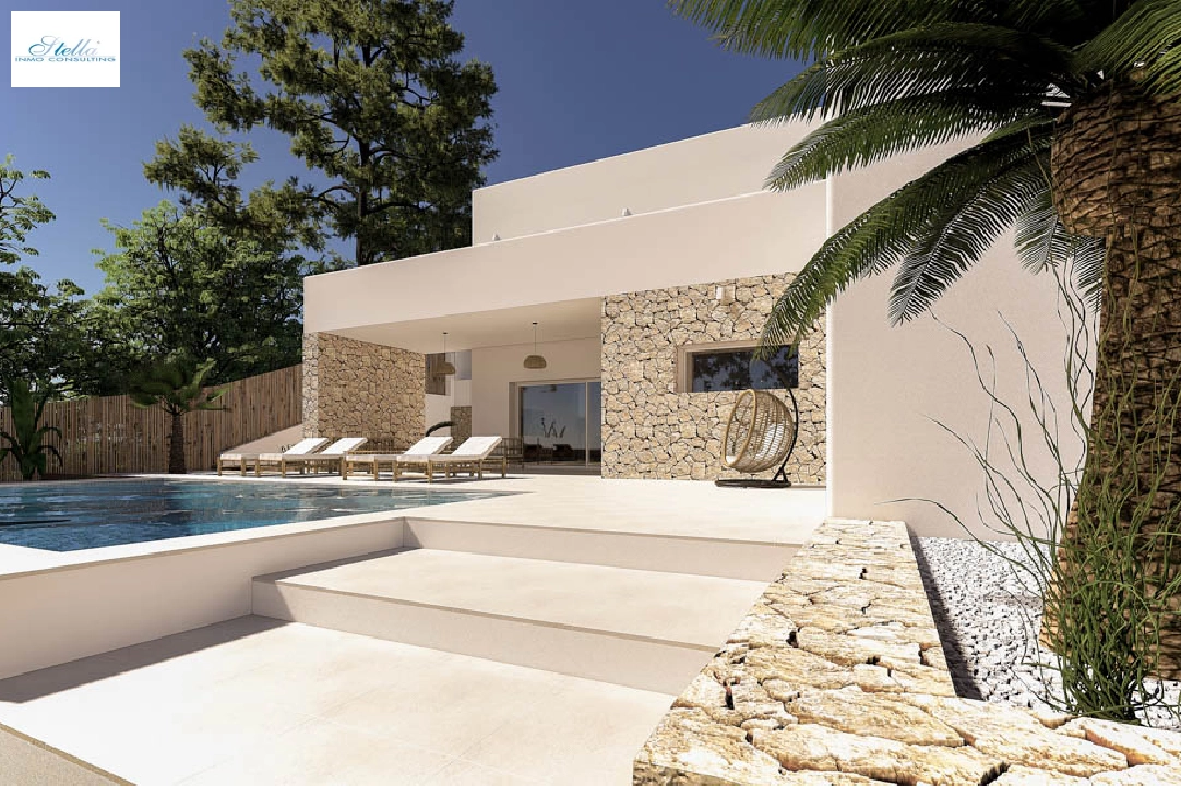 villa in Moraira(La Pinada) for sale, built area 435 m², air-condition, plot area 800 m², 4 bedroom, 4 bathroom, swimming-pool, ref.: BP-7103MOR-3