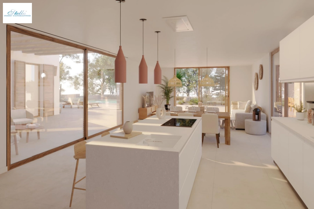 villa in Moraira(La Sabatera) for sale, built area 213 m², air-condition, plot area 971 m², 4 bedroom, 2 bathroom, swimming-pool, ref.: BP-4306MOR-4