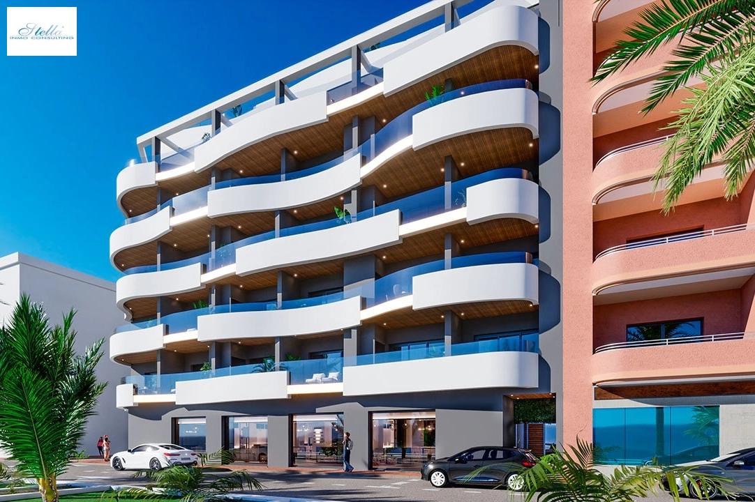 apartment on higher floor in Torrevieja for sale, built area 82 m², condition first owner, 2 bedroom, 2 bathroom, swimming-pool, ref.: HA-TON-203-A01-5