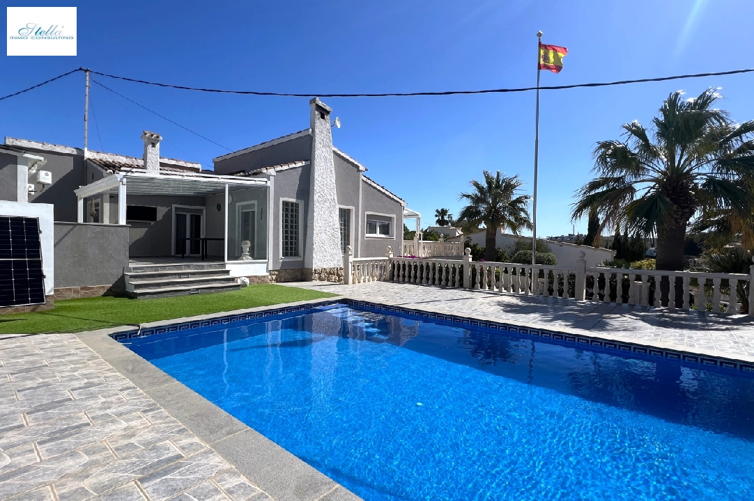 villa in Denia for holiday rental, built area 166 m², year built 1978, + stove, air-condition, plot area 802 m², 2 bedroom, 2 bathroom, swimming-pool, ref.: T-0224-1