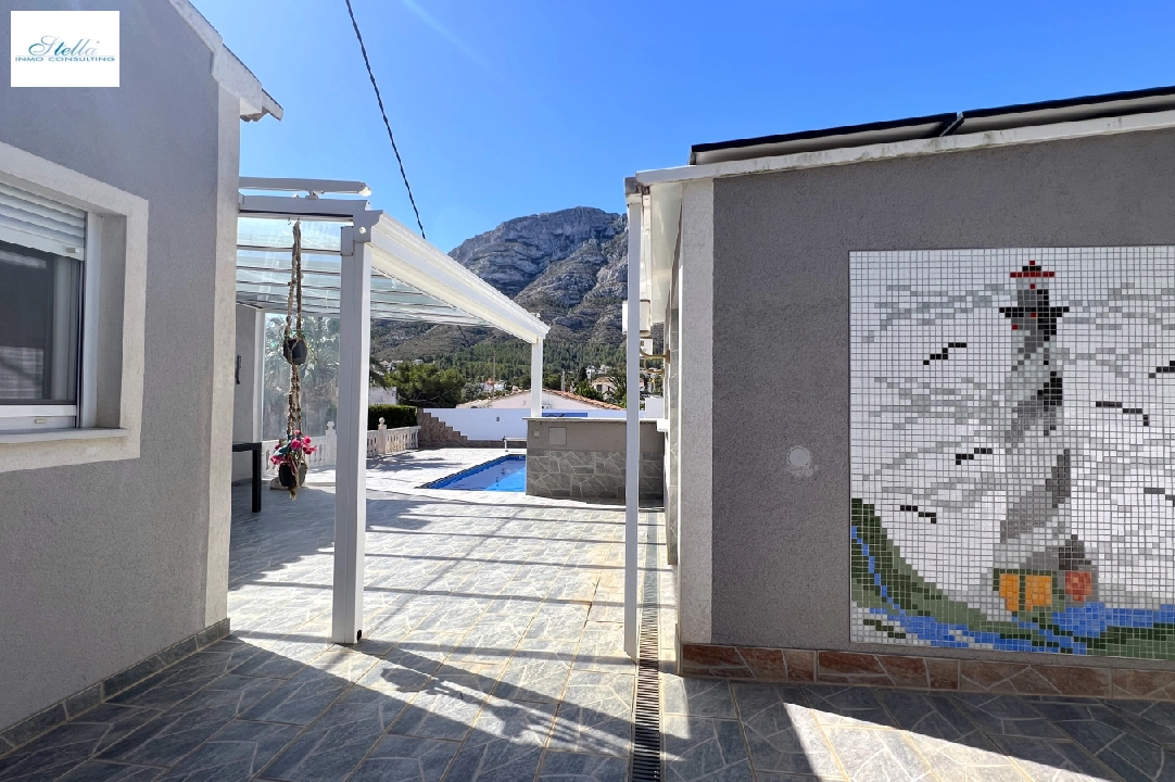 villa in Denia for holiday rental, built area 166 m², year built 1978, + stove, air-condition, plot area 802 m², 2 bedroom, 2 bathroom, swimming-pool, ref.: T-0224-19