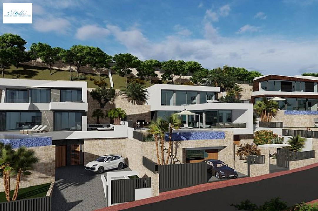 villa in Calpe(Maryvilla) for sale, built area 428 m², air-condition, plot area 637 m², 4 bedroom, 5 bathroom, swimming-pool, ref.: CA-H-1740-AMB-13