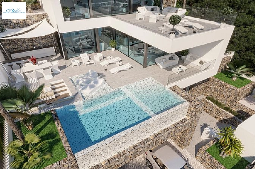 villa in Calpe(Maryvilla) for sale, built area 428 m², air-condition, plot area 637 m², 4 bedroom, 5 bathroom, swimming-pool, ref.: CA-H-1740-AMB-4