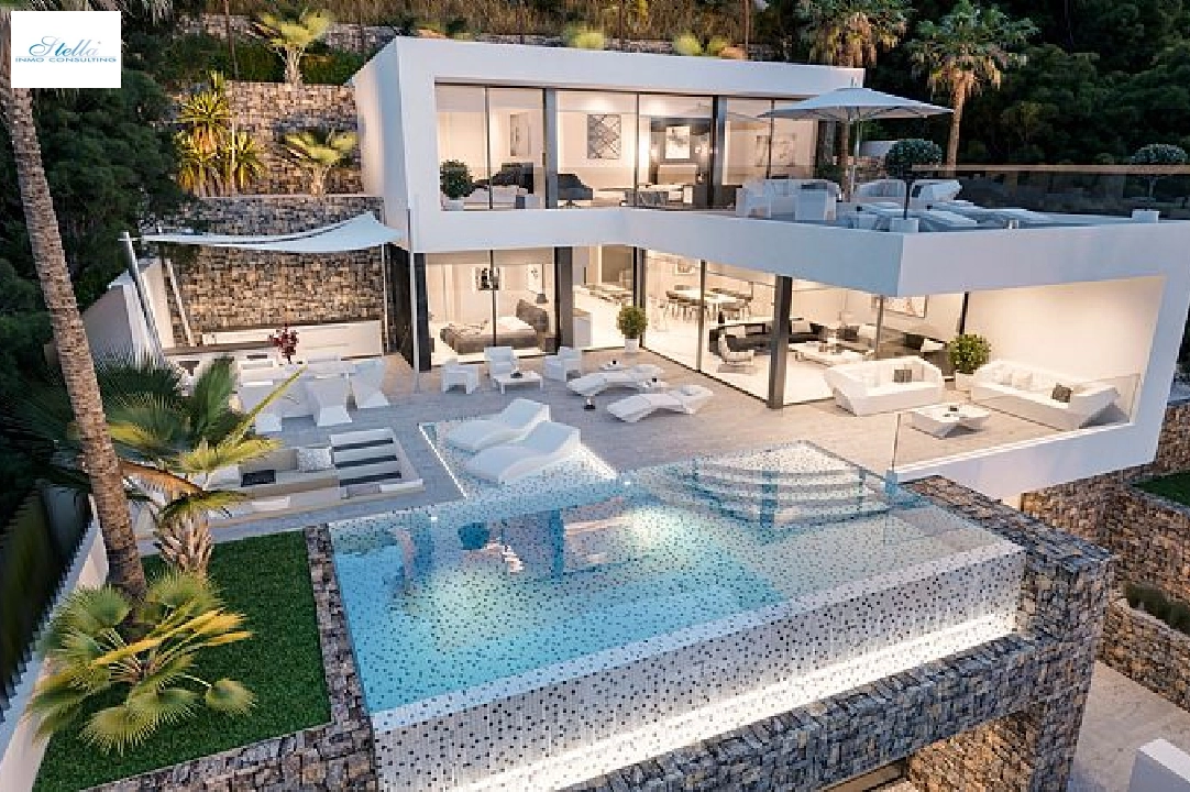 villa in Calpe(Maryvilla) for sale, built area 428 m², air-condition, plot area 637 m², 4 bedroom, 5 bathroom, swimming-pool, ref.: CA-H-1740-AMB-6