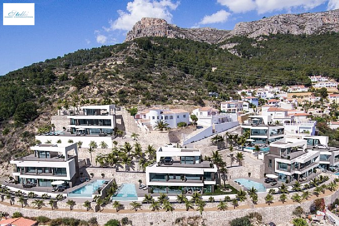 villa in Calpe(Cucarres) for sale, built area 421 m², air-condition, plot area 628 m², 4 bedroom, 5 bathroom, ref.: CA-H-1743-AMB-4