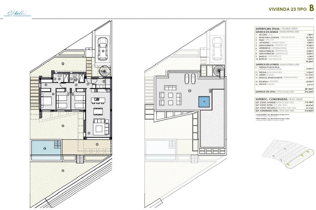 terraced house in Polop(Hills) for sale, built area 179 m², air-condition, 2 bedroom, 2 bathroom, swimming-pool, ref.: BP-7052POL-16