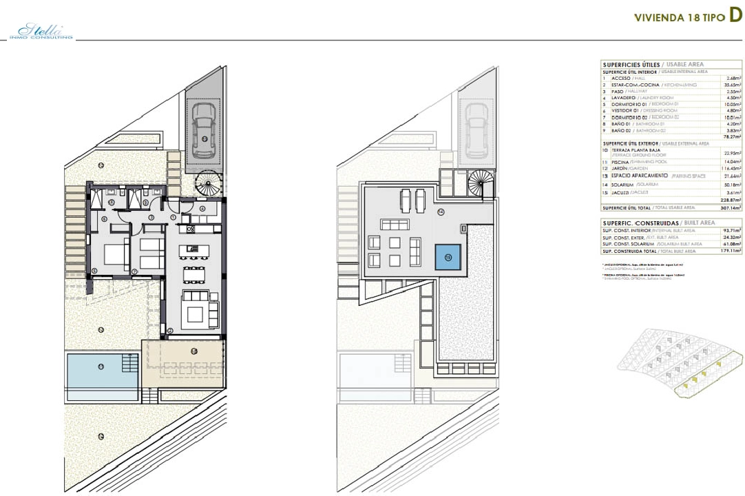 terraced house in Polop(Hills) for sale, built area 179 m², air-condition, 2 bedroom, 2 bathroom, swimming-pool, ref.: BP-7052POL-18