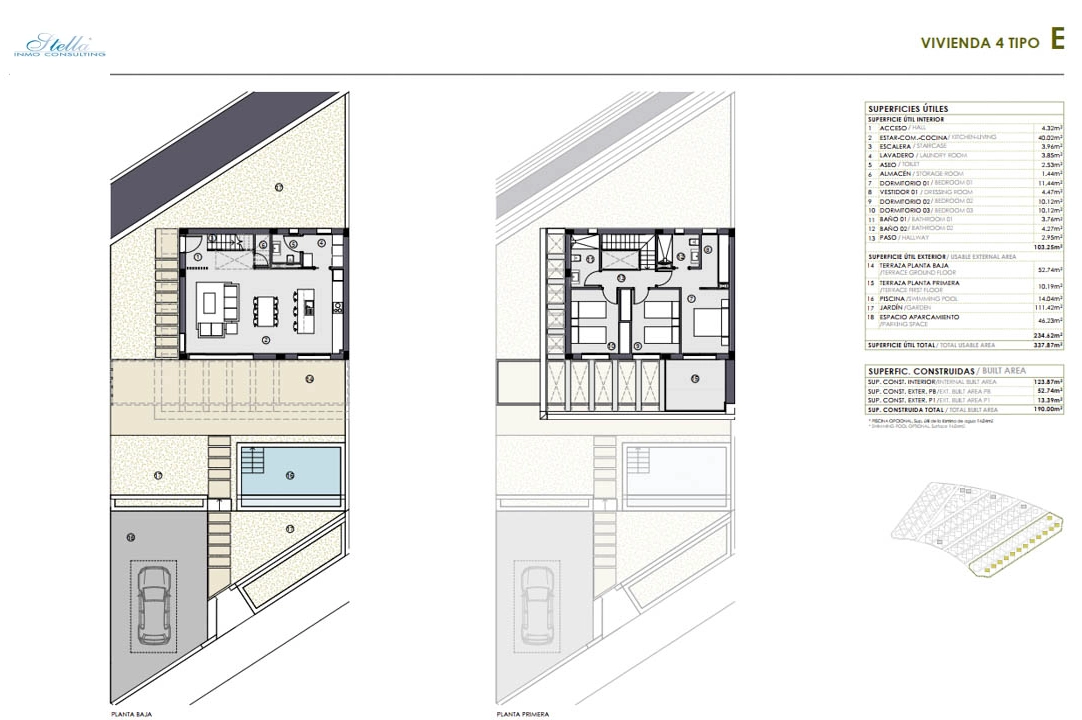 terraced house in Polop(Hills) for sale, built area 179 m², air-condition, 2 bedroom, 2 bathroom, swimming-pool, ref.: BP-7052POL-19