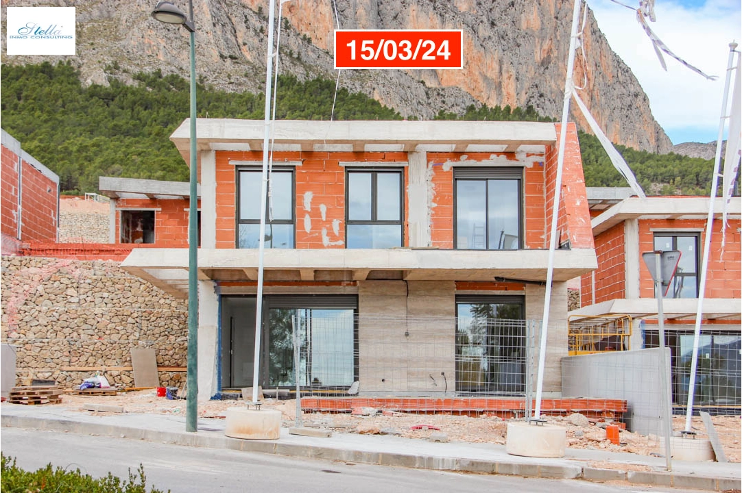 terraced house in Polop(Hills) for sale, built area 179 m², air-condition, 2 bedroom, 2 bathroom, swimming-pool, ref.: BP-7052POL-20