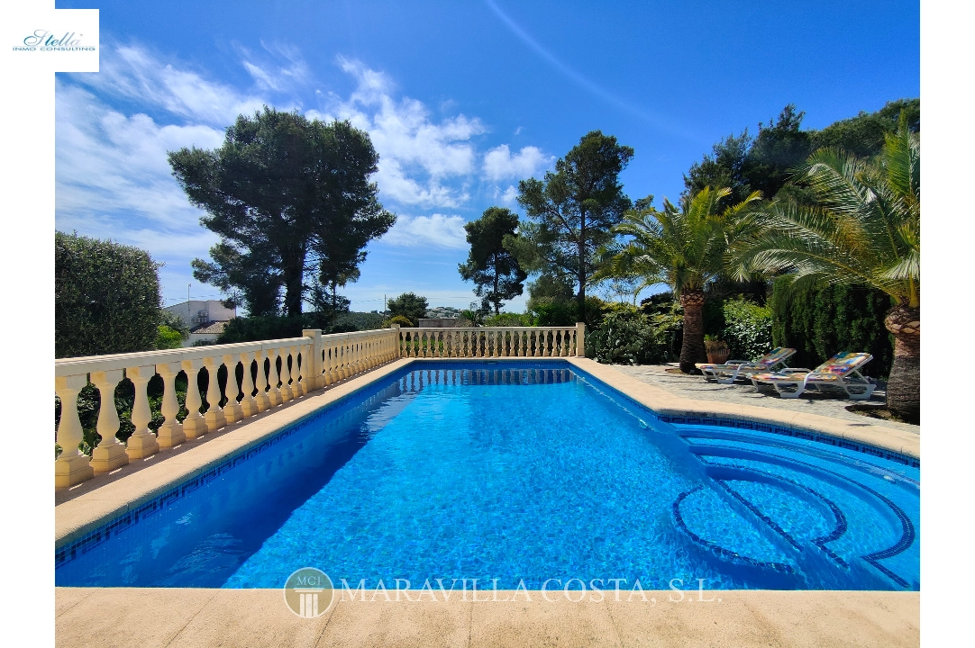 villa in Javea(Costa Nova) for sale, built area 330 m², air-condition, plot area 1610 m², 5 bedroom, 3 bathroom, swimming-pool, ref.: MV-M-2500-1