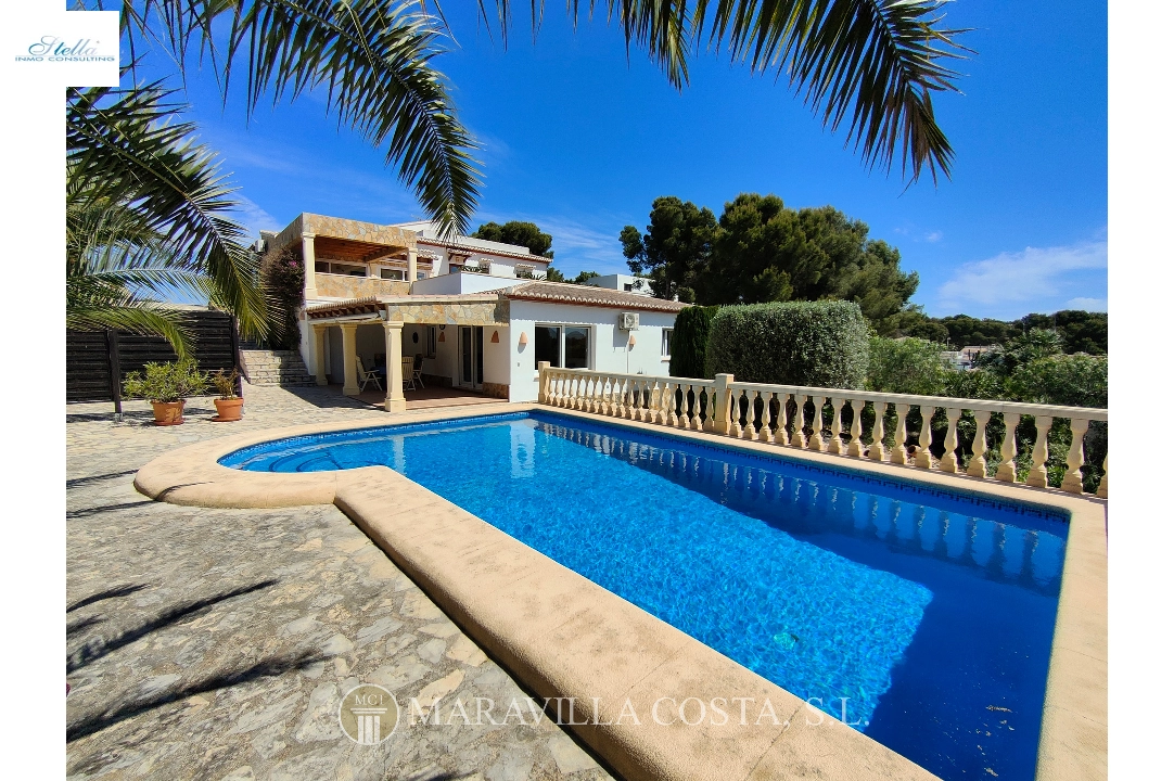 villa in Javea(Costa Nova) for sale, built area 330 m², air-condition, plot area 1610 m², 5 bedroom, 3 bathroom, swimming-pool, ref.: MV-M-2500-42