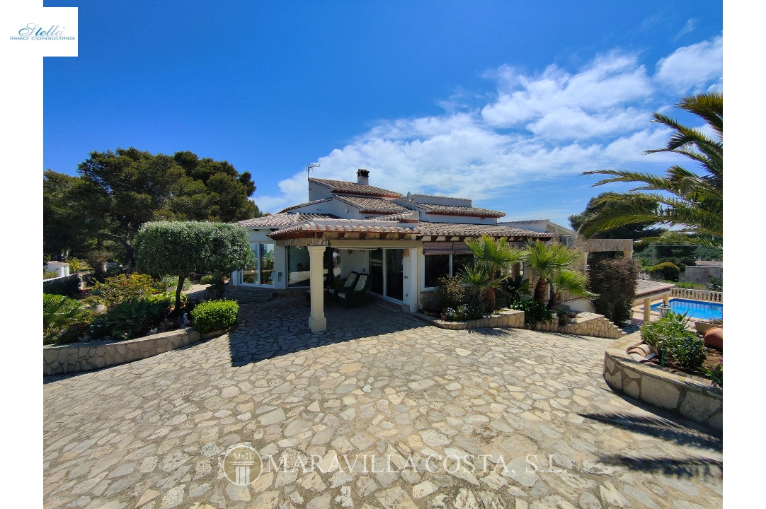 villa in Javea(Costa Nova) for sale, built area 330 m², air-condition, plot area 1610 m², 5 bedroom, 3 bathroom, swimming-pool, ref.: MV-M-2500-44