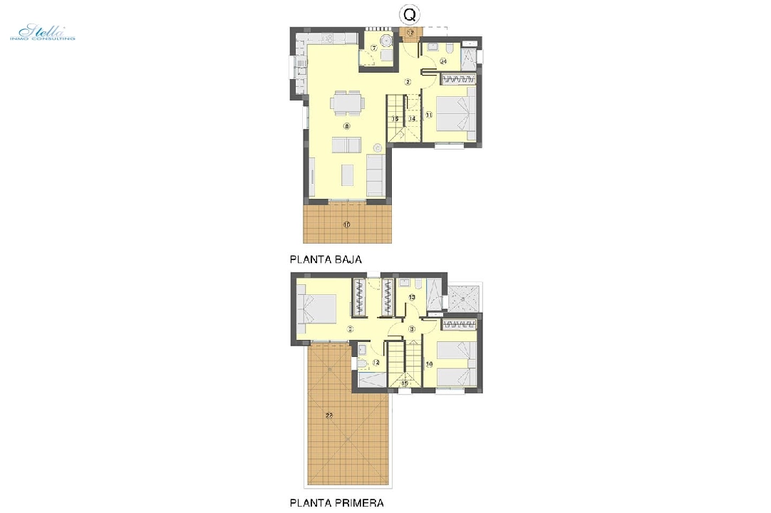 villa in Busot for sale, built area 159 m², condition first owner, 3 bedroom, 3 bathroom, swimming-pool, ref.: HA-BUN-122-E02-6