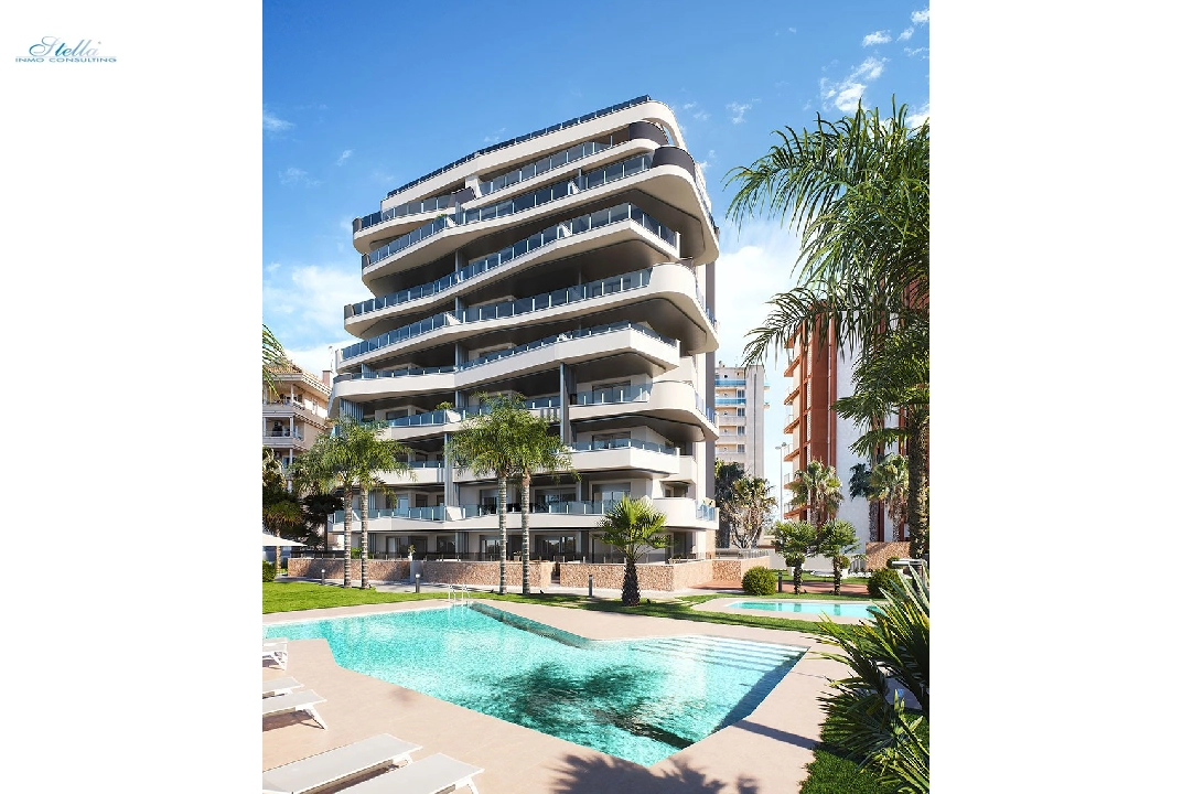 penthouse apartment in Guardamar del Segura for sale, built area 199 m², condition first owner, 2 bedroom, 2 bathroom, swimming-pool, ref.: HA-GUN-411-A02-10