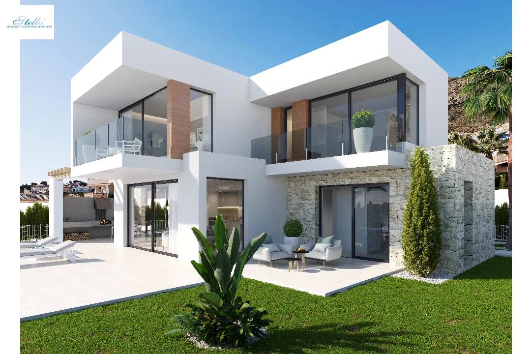 villa in Finestrat for sale, built area 423 m², year built 2024, + KLIMA, air-condition, plot area 578 m², 4 bedroom, 3 bathroom, swimming-pool, ref.: BI-AL.H-033-12