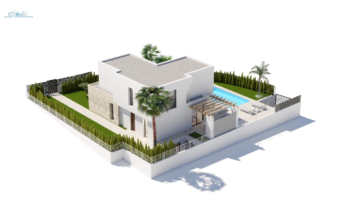 villa in Finestrat for sale, built area 423 m², year built 2024, + KLIMA, air-condition, plot area 578 m², 4 bedroom, 3 bathroom, swimming-pool, ref.: BI-AL.H-033-14