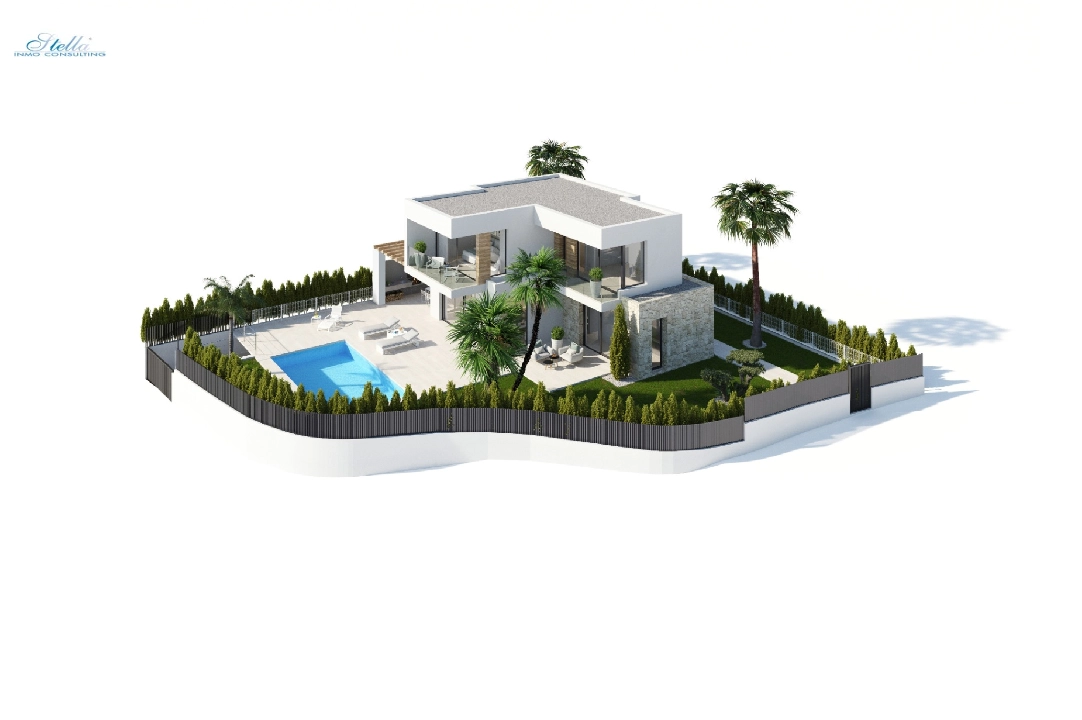 villa in Finestrat for sale, built area 423 m², year built 2024, + KLIMA, air-condition, plot area 578 m², 4 bedroom, 3 bathroom, swimming-pool, ref.: BI-AL.H-033-15