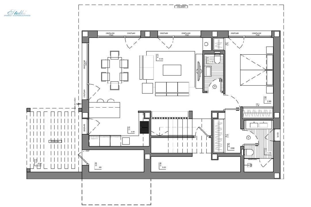 villa in Lliber for sale, built area 314 m², air-condition, plot area 473 m², 3 bedroom, 3 bathroom, swimming-pool, ref.: BP-4379LLIB-2