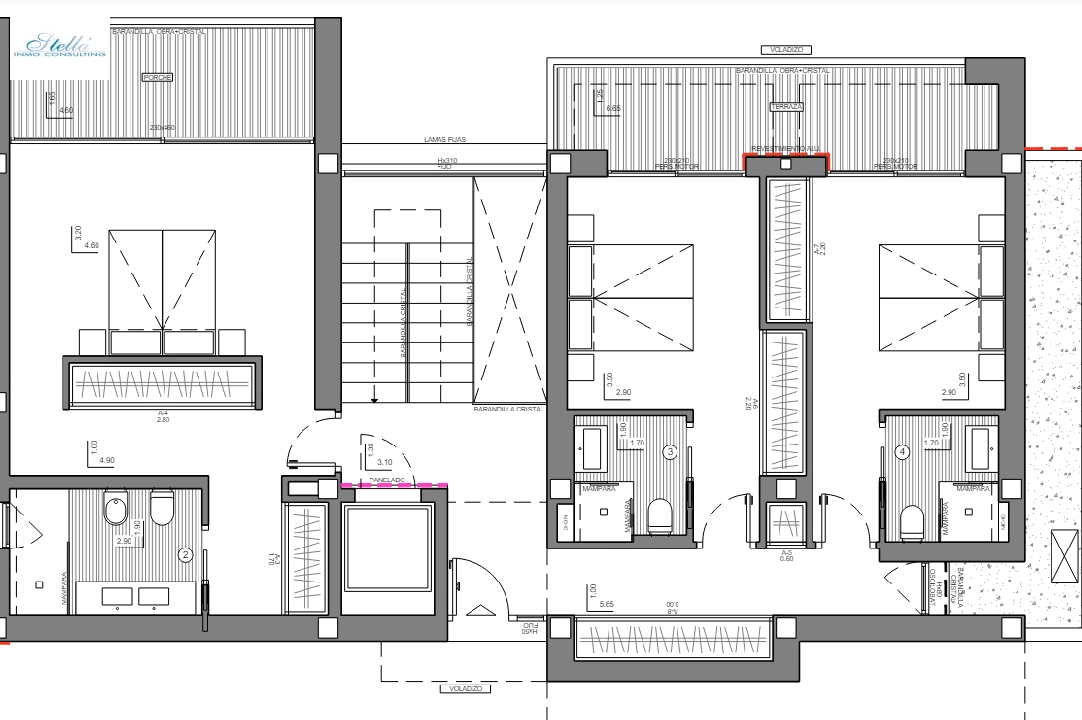 villa in Altea(Altea Hills) for sale, built area 535 m², air-condition, plot area 1252 m², 4 bedroom, 6 bathroom, swimming-pool, ref.: BP-4380ALT-39