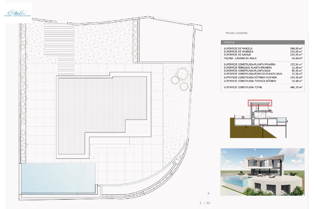 villa in Finestrat for sale, built area 526 m², year built 2024, air-condition, plot area 598 m², 5 bedroom, 5 bathroom, swimming-pool, ref.: BI-AL.H-035-24