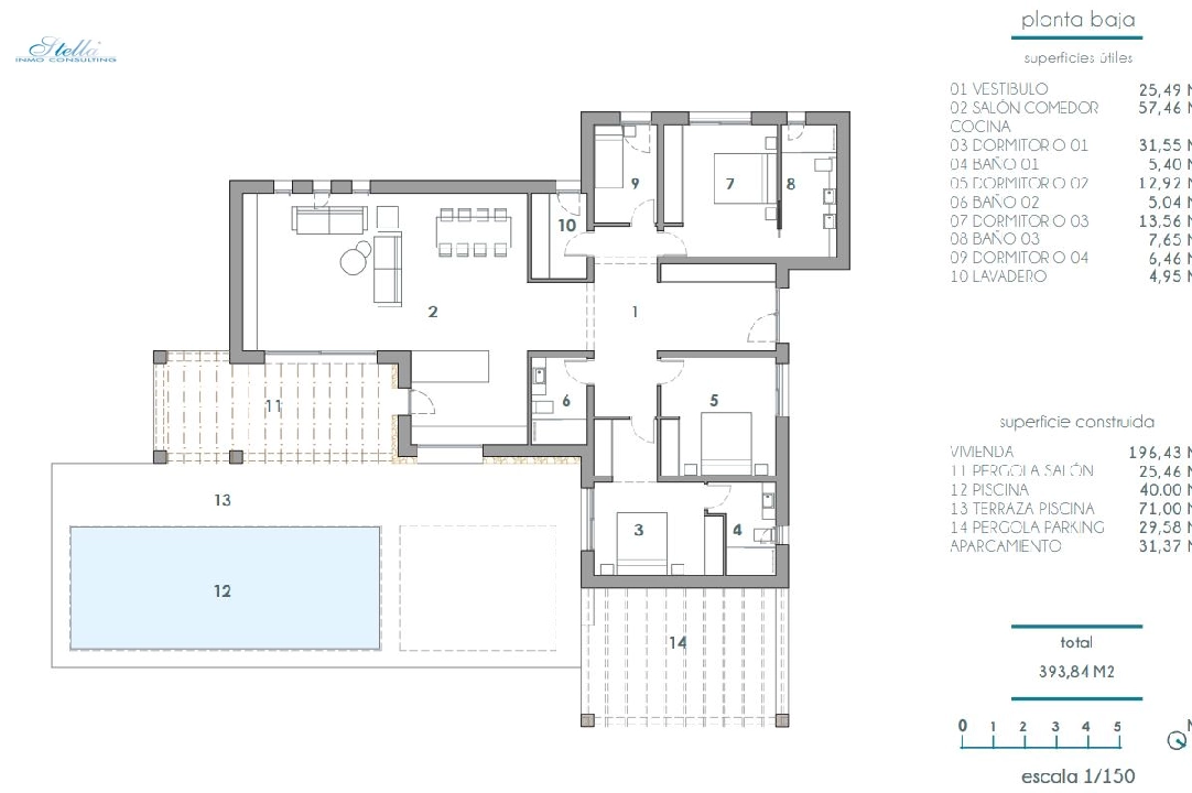 villa in Moraira for sale, built area 196 m², air-condition, plot area 800 m², 4 bedroom, 3 bathroom, swimming-pool, ref.: BI-MT.H-796-8