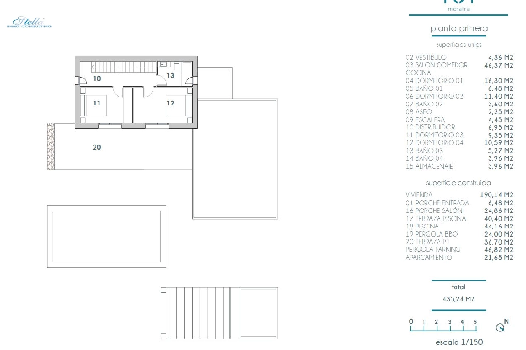 villa in Moraira for sale, built area 190 m², air-condition, plot area 800 m², 4 bedroom, 4 bathroom, swimming-pool, ref.: BI-MT.H-792-10