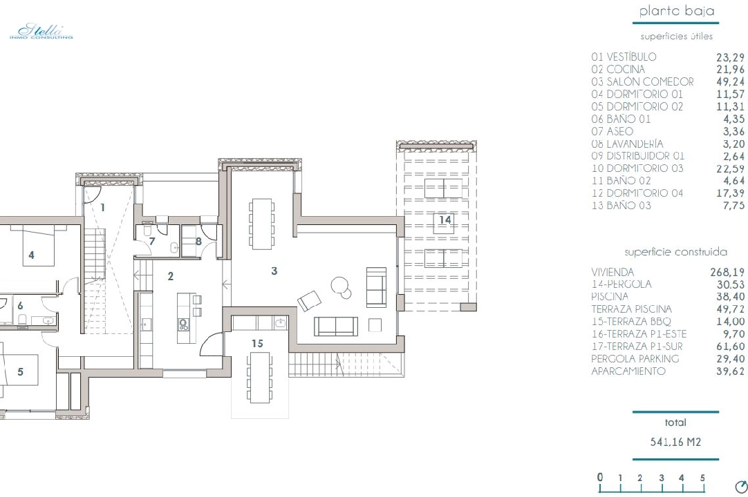 villa in Moraira for sale, built area 268 m², air-condition, plot area 800 m², 4 bedroom, 3 bathroom, swimming-pool, ref.: BI-MT.H-793-12