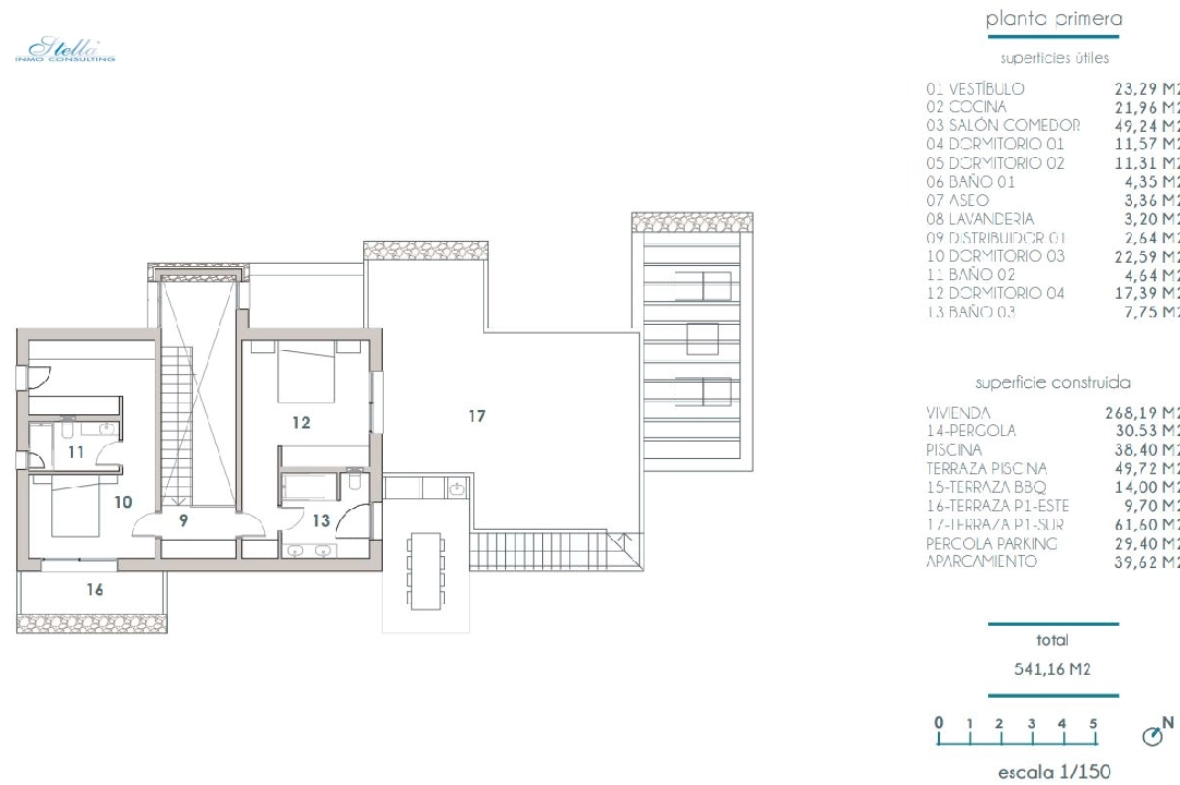 villa in Moraira for sale, built area 268 m², air-condition, plot area 800 m², 4 bedroom, 3 bathroom, swimming-pool, ref.: BI-MT.H-793-13