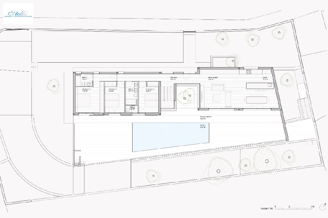 villa in Benissa(La Fustera) for sale, built area 299 m², year built 2024, air-condition, plot area 950 m², 4 bedroom, 3 bathroom, swimming-pool, ref.: BI-BE.H-909-11