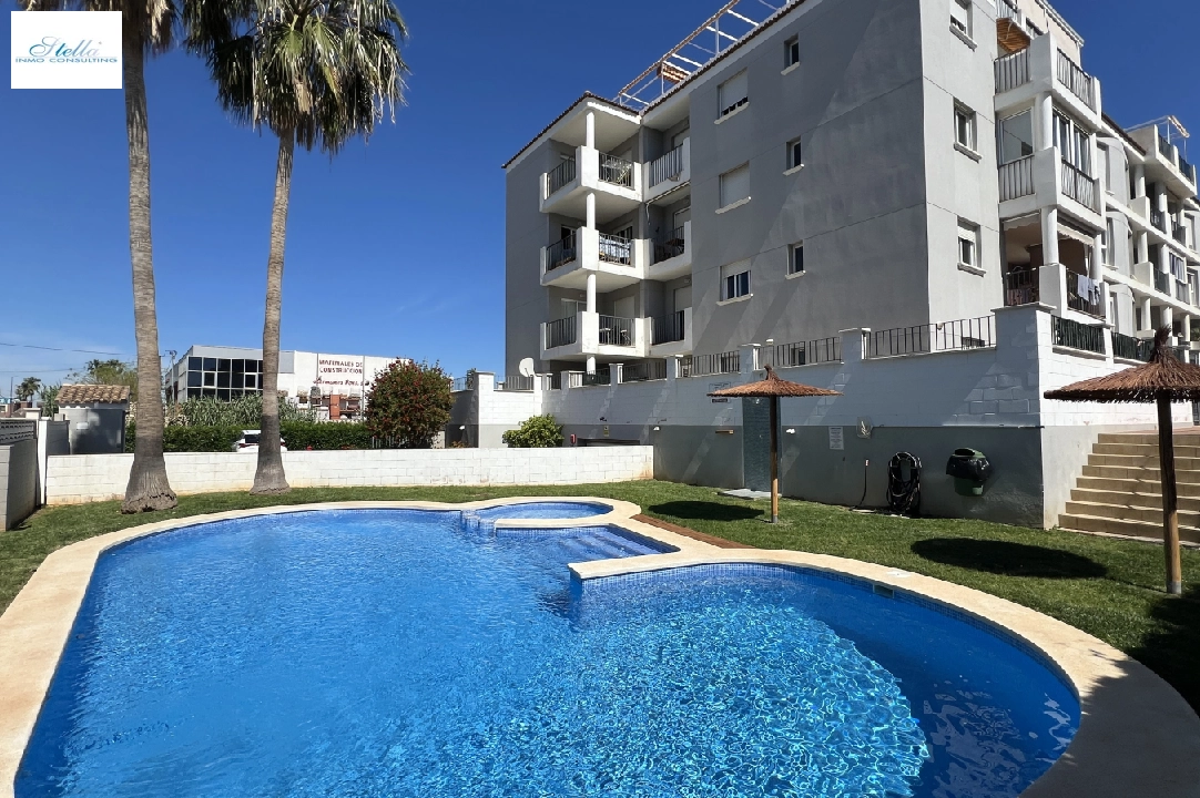 apartment in Denia for holiday rental, built area 86 m², year built 2006, condition modernized, + central heating, air-condition, plot area 46 m², 2 bedroom, 2 bathroom, swimming-pool, ref.: T-0324-1