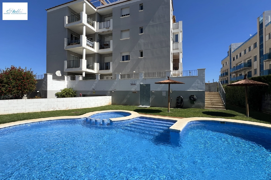 apartment in Denia for holiday rental, built area 86 m², year built 2006, condition modernized, + central heating, air-condition, plot area 46 m², 2 bedroom, 2 bathroom, swimming-pool, ref.: T-0324-24