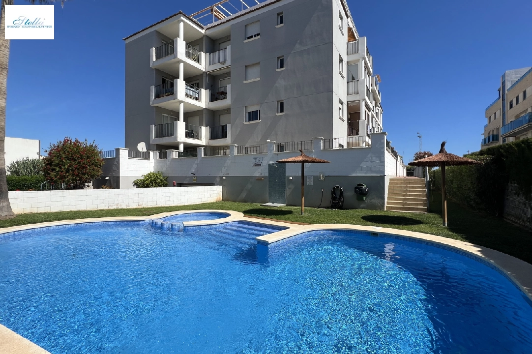 apartment in Denia for holiday rental, built area 86 m², year built 2006, condition modernized, + central heating, air-condition, plot area 46 m², 2 bedroom, 2 bathroom, swimming-pool, ref.: T-0324-29