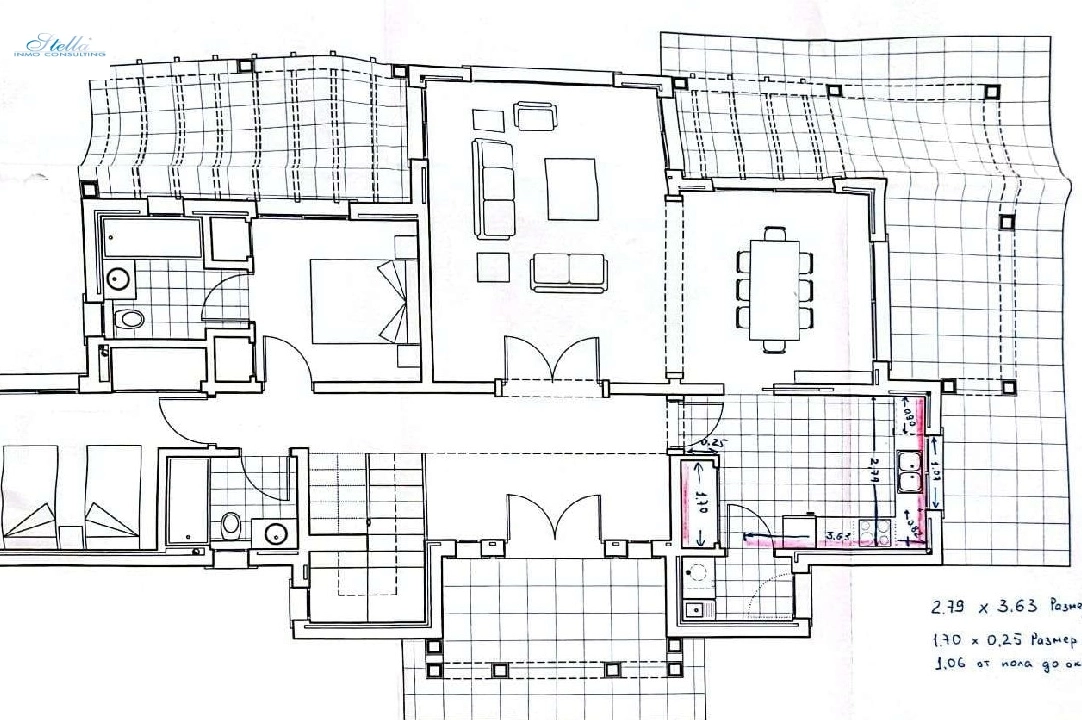 villa in Javea(Pinosol) for sale, built area 223 m², air-condition, plot area 1000 m², 4 bedroom, 4 bathroom, swimming-pool, ref.: BP-4387JAV-28