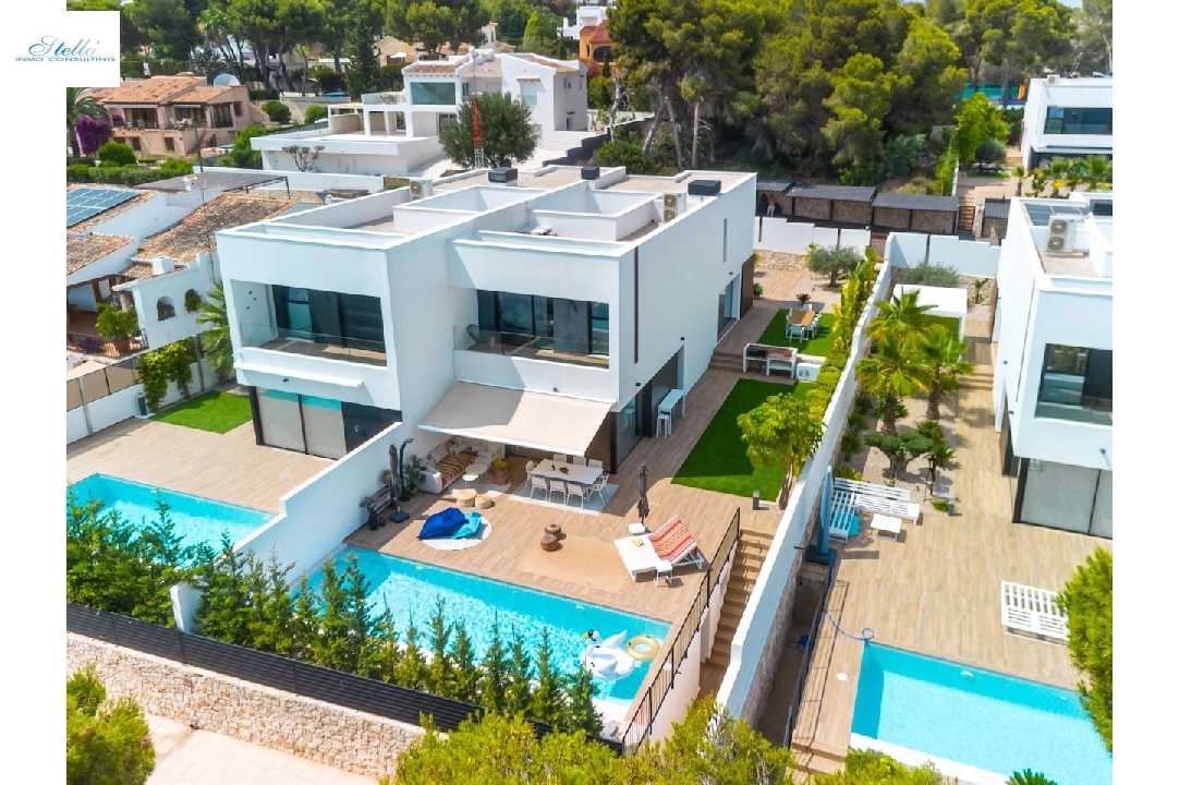 villa in Moraira(La Cometa) for sale, air-condition, plot area 500 m², 4 bedroom, 3 bathroom, swimming-pool, ref.: CA-H-1769-AMBI-1