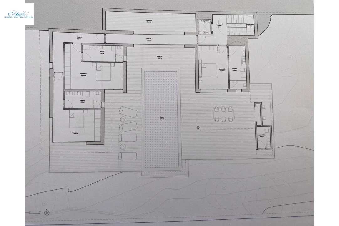 villa in Calpe(Partida Empedrola) for sale, built area 453 m², air-condition, plot area 1013 m², 4 bedroom, 5 bathroom, ref.: BP-4308CAL-10