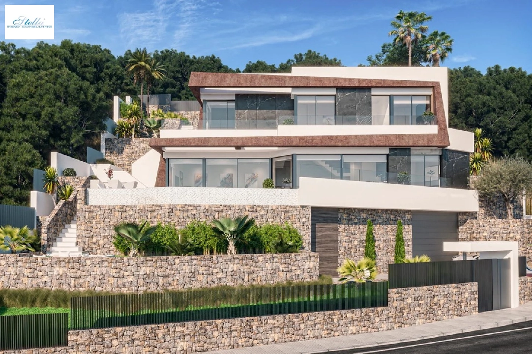 villa in Calpe for sale, built area 273 m², air-condition, 4 bedroom, 5 bathroom, swimming-pool, ref.: BS-84512482-1