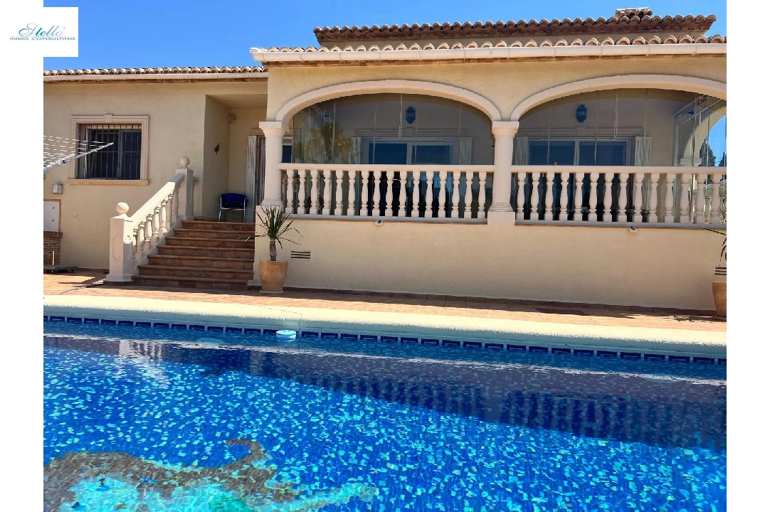 villa in Calpe for sale, built area 145 m², air-condition, 3 bedroom, 2 bathroom, swimming-pool, ref.: BS-84840333-34