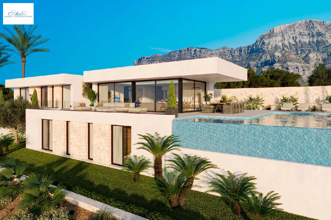 villa in Denia(San Juan) for sale, built area 322 m², year built 2026, + central heating, air-condition, plot area 1600 m², 4 bedroom, 4 bathroom, swimming-pool, ref.: AS-0524-3