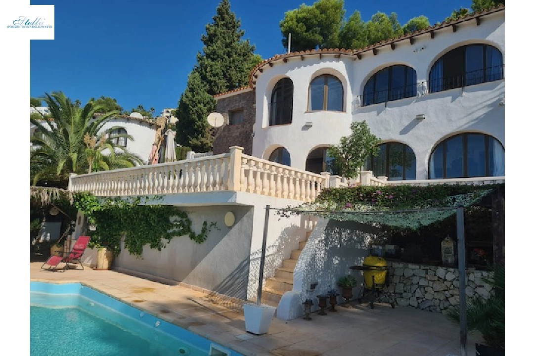 villa in Benissa(Montemar) for sale, built area 165 m², air-condition, plot area 980 m², 3 bedroom, 3 bathroom, swimming-pool, ref.: CA-H-1776-AMB-1