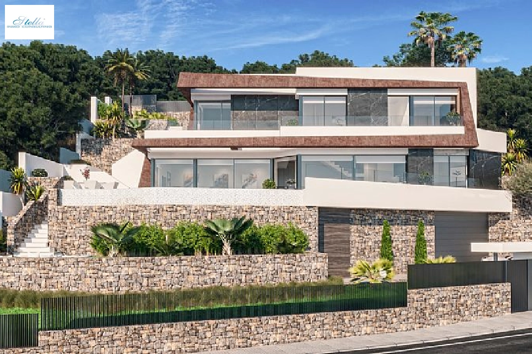 villa in Calpe(Maryvilla) for sale, built area 349 m², air-condition, plot area 630 m², 4 bedroom, 5 bathroom, swimming-pool, ref.: CA-H-1777-AMB-9