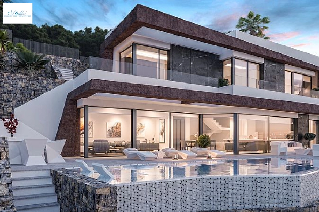 villa in Calpe(Maryvilla) for sale, built area 349 m², air-condition, plot area 630 m², 4 bedroom, 5 bathroom, swimming-pool, ref.: CA-H-1777-AMB-10