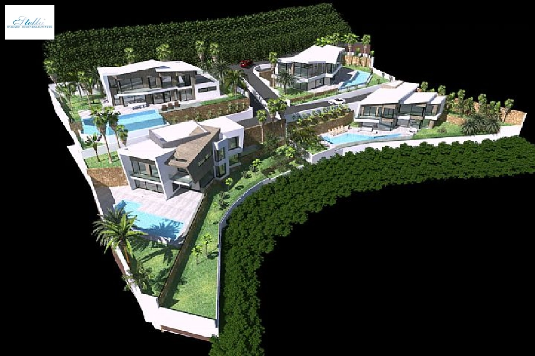 villa in Calpe(Maryvilla) for sale, built area 350 m², 4 bedroom, 4 bathroom, swimming-pool, ref.: CA-H-1778-AMB-31